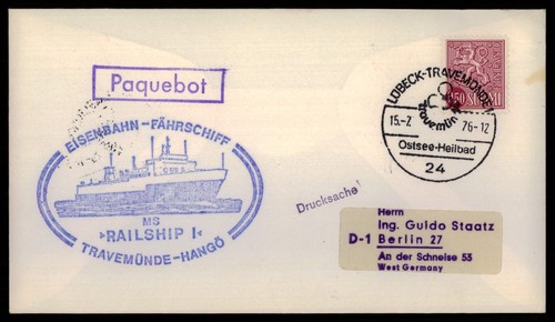 Brd schiffspost 1976 - brd, ms