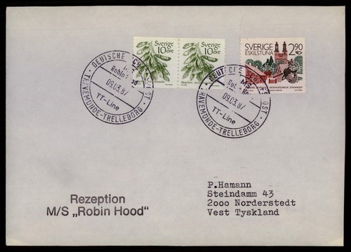 Schweden schiffspost 1987 - schweden, ms