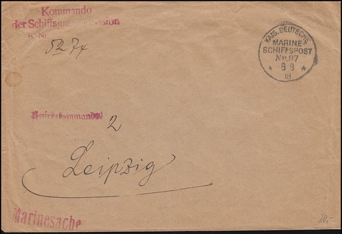 Deutsche marine schiffspost - deutsche, no