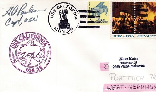 Schiffspost usa - sp, 45/