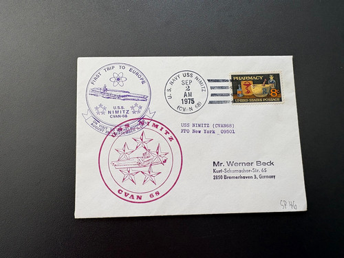 Brd schiffspost uss - brd, nimitz