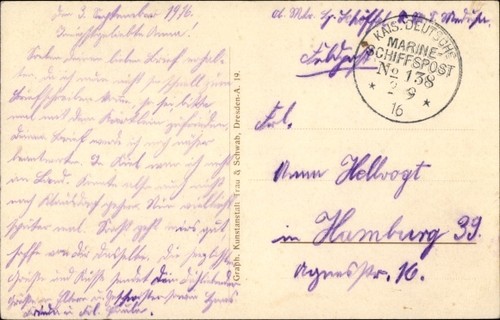 Stempel marinepost msp nr - ak,