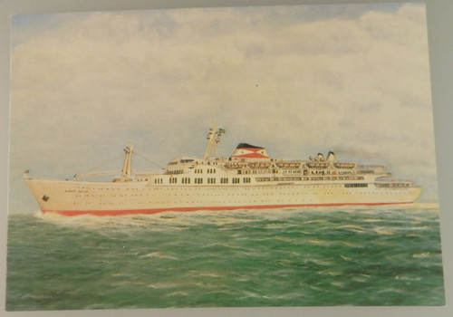 Postkarte schiffsmotiv nm - postkarte, "nm