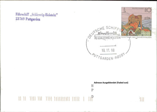 Schiffspost fährschiff - schiffspost, fs