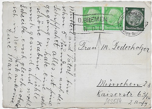 Bremen ndl schiffspost - bremen:, ndl: