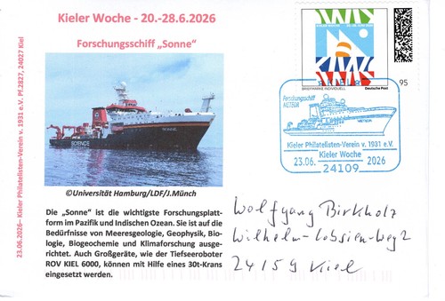 Schiffspost forschungsschiff - schiffspost,
