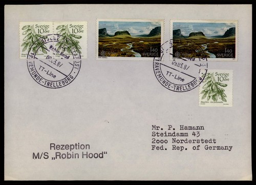 Schweden schiffspost 1987 - schiffspost, ms