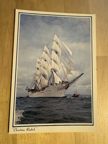 Postkarte christian radich - postkarte,