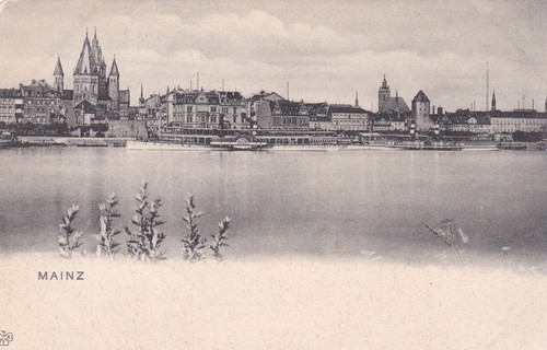 1919 deutsches reich - ak, mainz