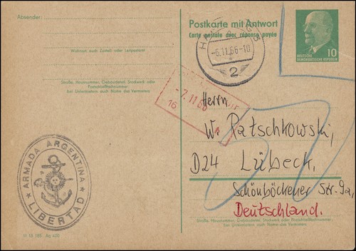Schiffspost segelschulschiff - schiffspost,