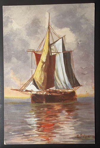 Postkarte segelschiff - postkarte,