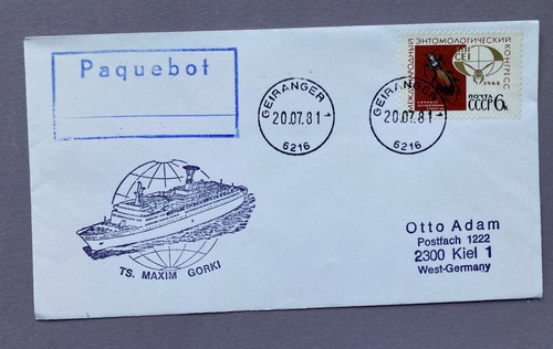 Schiffspost 1981 echt - schiffspost,