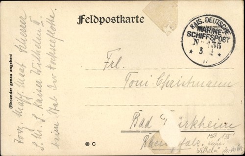 Stempel marinepost msp nr - marinepost,