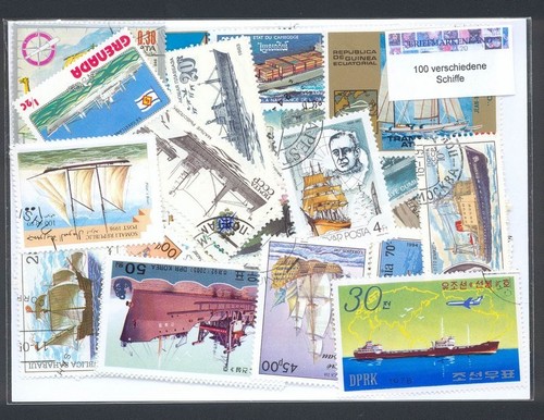 100 verschiedene briefmarken - 100,
