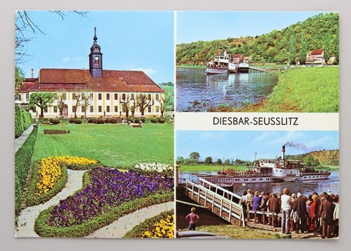 Postkarte diesbar seußlitz - postkarte,