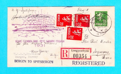 Polarpost wilkens ellsworth - polarpost,, wilkens-ellsworth