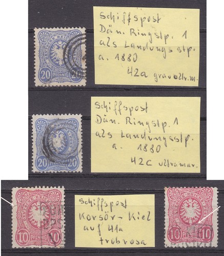Schiffspost dänische - schiffspost,,
