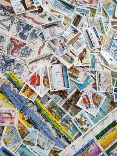 400 verschiedene briefmarken - verschiedene,