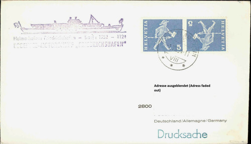 1964 bodensee schiffspost - 1964,