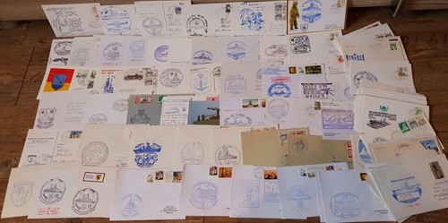 Schiffspost belege mit - -,
