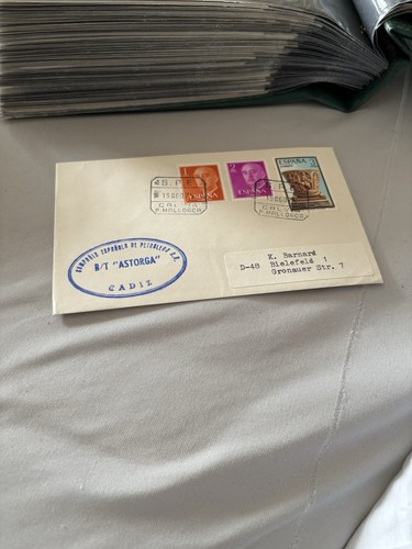 Spanien 1975 schiffspost - spanien, schiffspost-beleg
