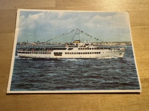 Postkarte schiff postally - postkarte,