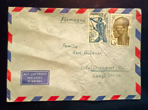 Luftpostbrief kamerun douala - luftpostbrief,