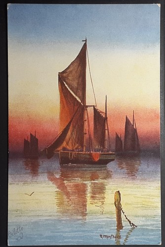 Postkarte segelschiff - postkarte,