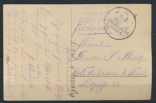 Reich marine schiffspost - marine,