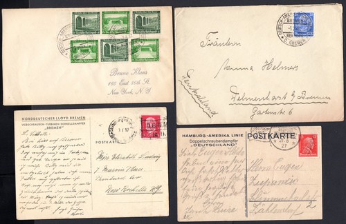 1927 4 belege - 1927/36/37,,