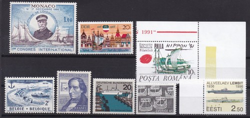 Briefmarken schiffe lot - schiffe,,