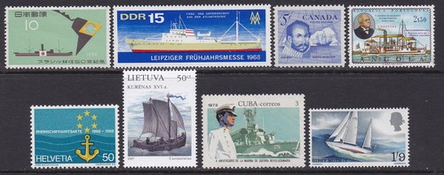 Briefmarken schiffe lot - briefmarken,