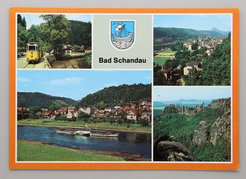 Postkarte bad schandau - -,
