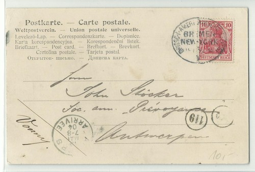 Deutsch amerikanische seepost - amerikanische,