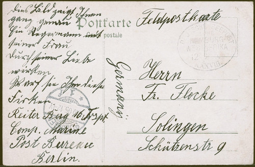 Reich 1905 seepost - seepost, lhwa