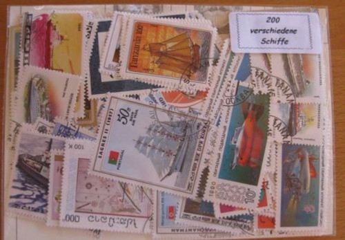 200 verschiedene briefmarken - verschiedene,