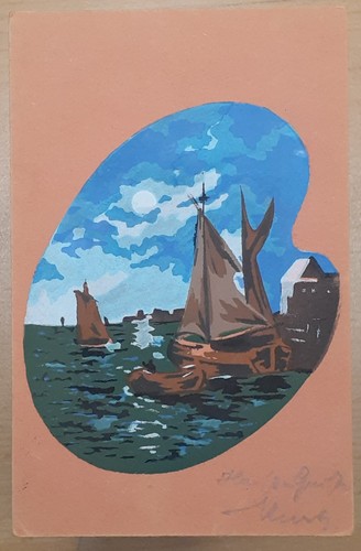 Postkarte segelschiff - postkarte,