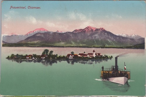 Fraueninsel chiemsee mit - ak, im