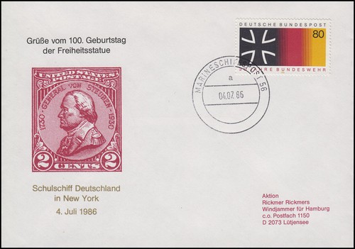 Marineschiffspost 7 86 - 56, a