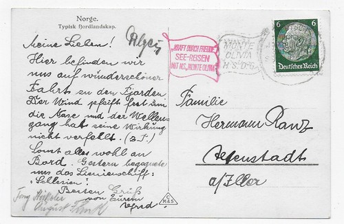 Schiffspost monte olivia - schiffspost,
