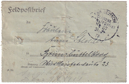 Feldpostbrief marine - feldpostbrief,