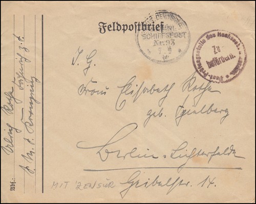 Deutsche marine schiffspost - marine-schiffspost, no