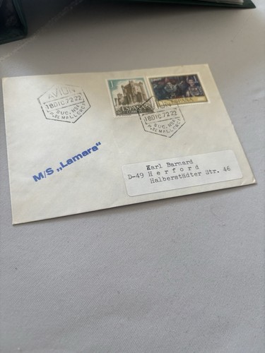 Schiffspost lamara 1972 - schiffspost, m/s