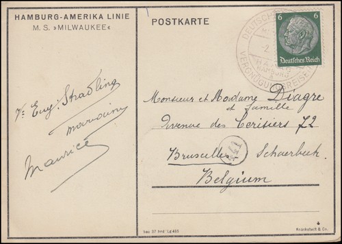 Deutsche schiffspost - schiffspost, ms