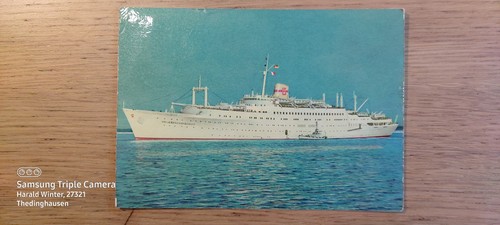 Postkarte passagierschiff - postkarte,