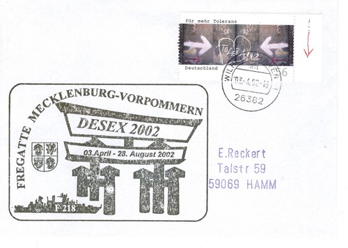 Schiffspost fregatte - schiffspost,
