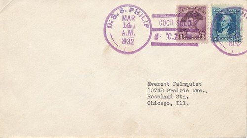 Usa 1932 schiffspostbeleg - 1932,