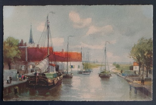 Postkarte segelschiff - postkarte,