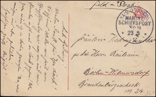 Deutsche marine schiffspost - marine-schiffspost, no