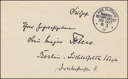 Deutsche marine schiffspost - deutsche, marine-schiffspost